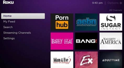 add porn hub to roku